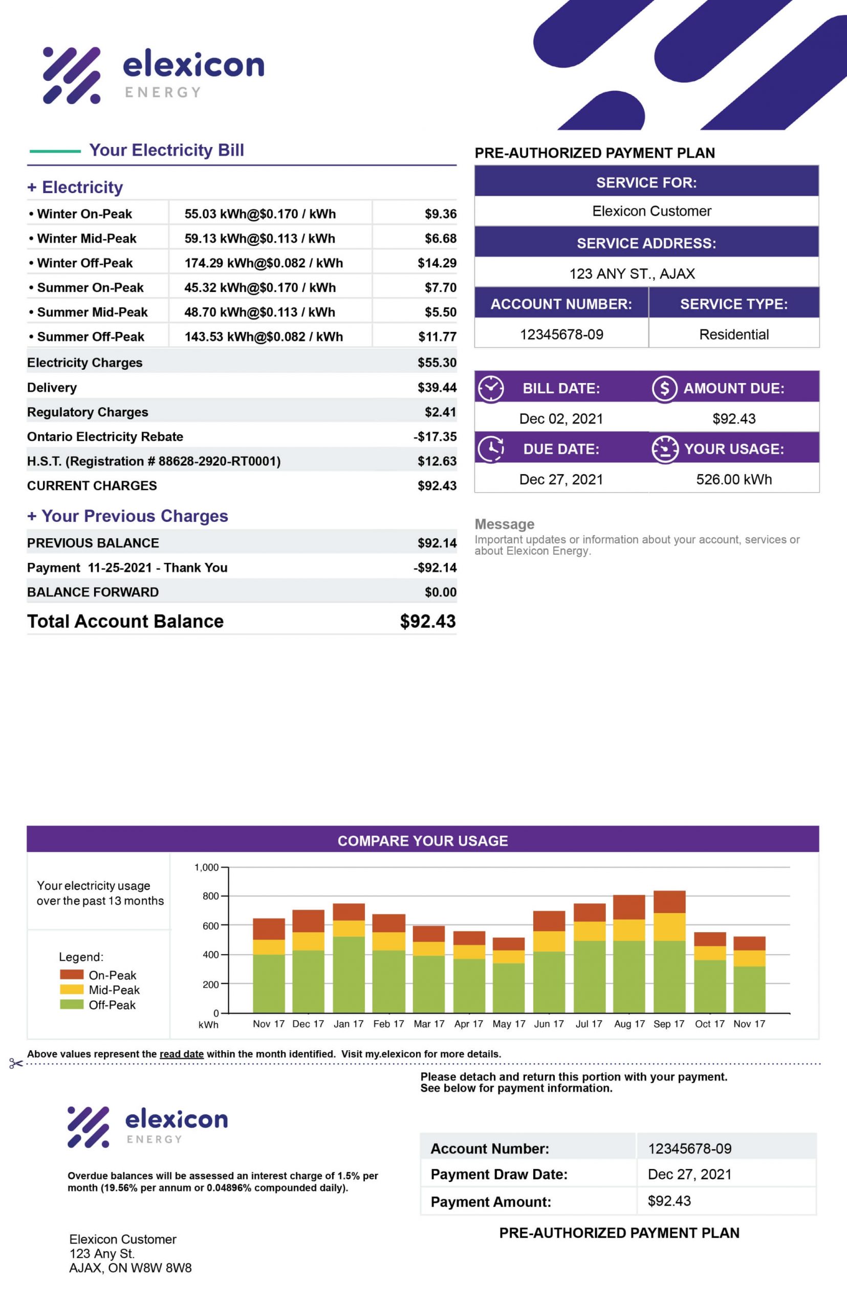 Understand Your Electricity Bill Elexicon Energy Inc 