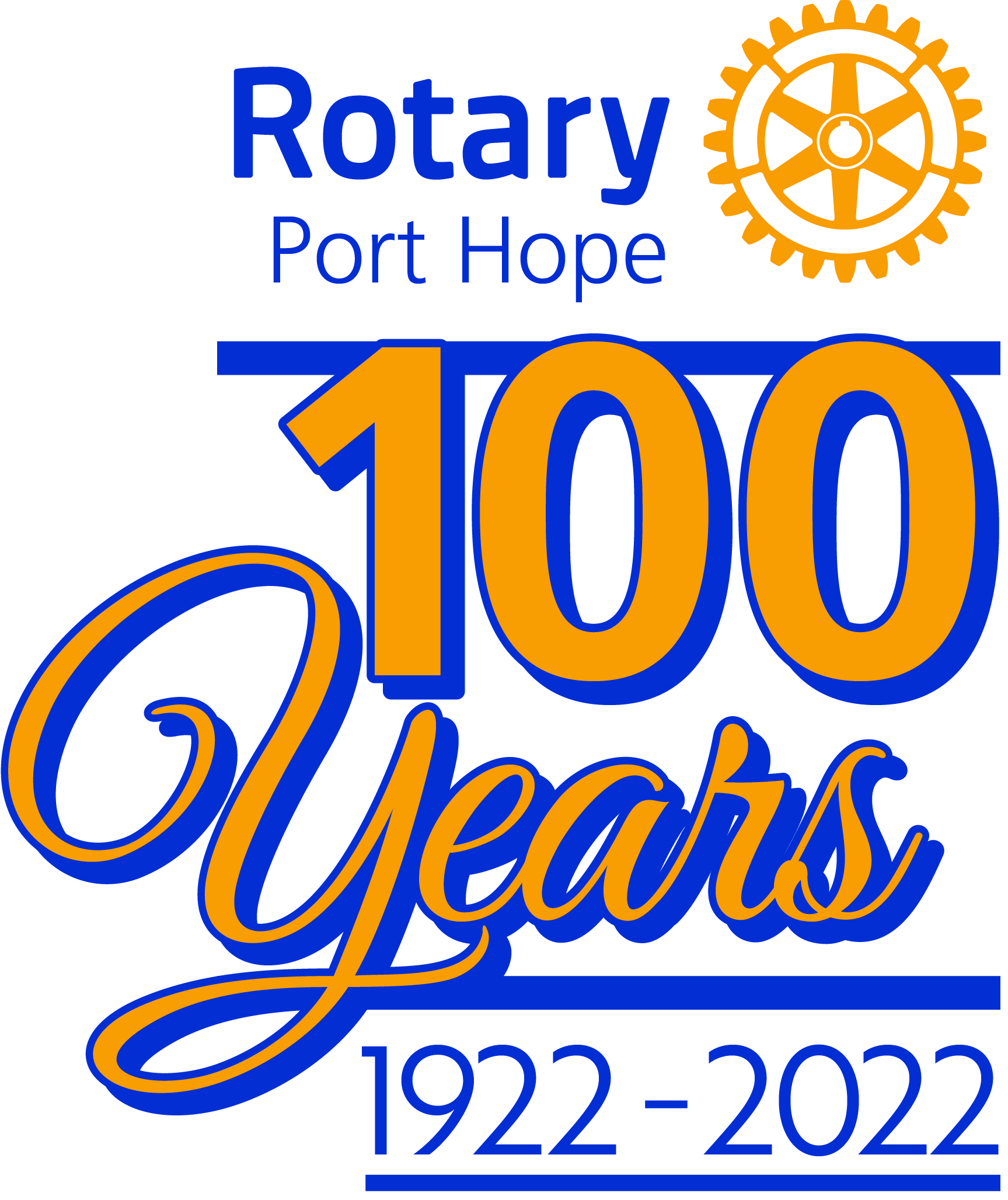 Rotary Port Hope 100Yrs logo