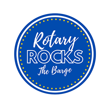 Rotary Rocks the Barge Logo